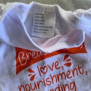 Noodle Soup Baby Breastfeeding Shirt